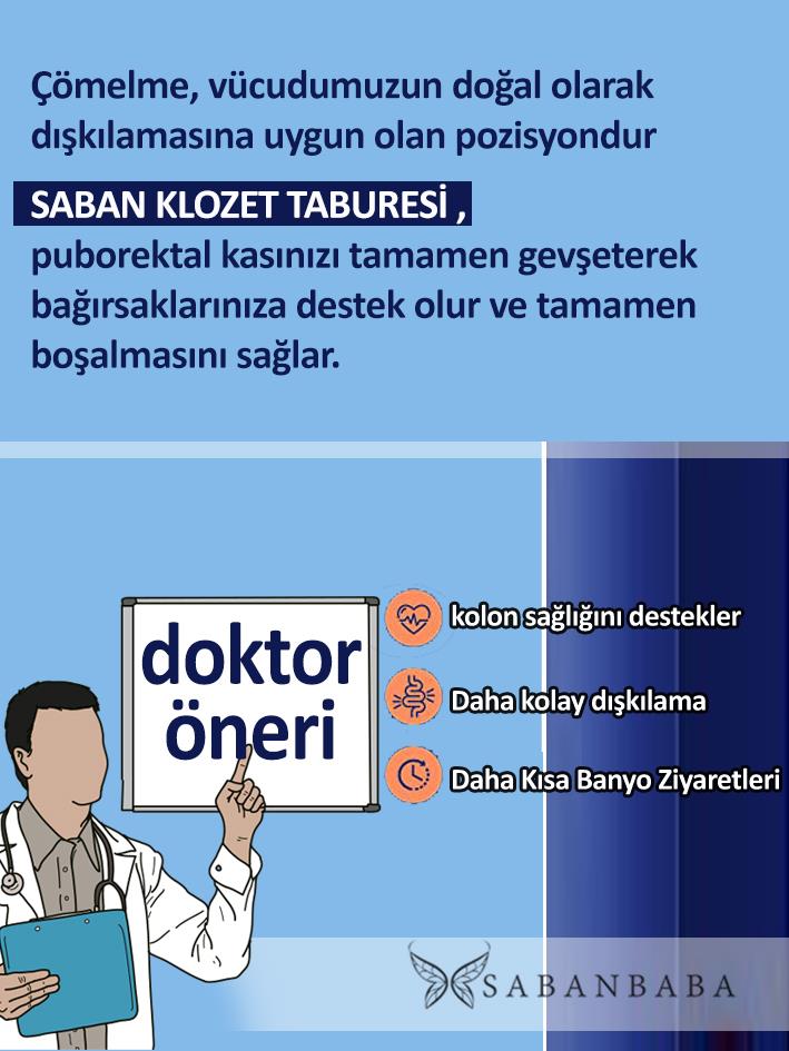 Beyaz, Klozet Taburesi - Resim 3
