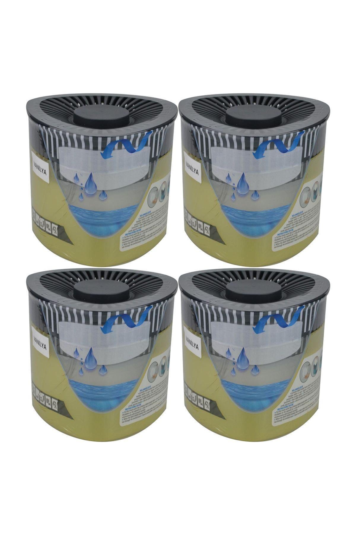 4 Adet 500GR - VANİLYA - Nem Alıcılı Ve Rutubet Giderici Aparat Üçgen (TABLET DAHİL) - Resim 1