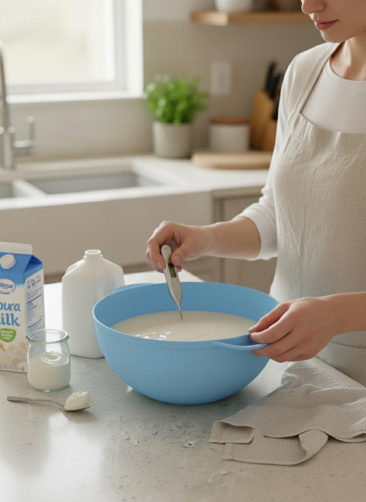 Mavi, Hamur Mayalama ve Yoğurt Saklama Kabı 8,5 Litre - Resim 2
