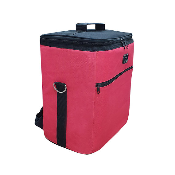 Kırmızı, 25 Litre Termal Soğuk Tutucu Çanta – İzolasyonlu Termo Piknik / Kamp / Plaj - Resim 1