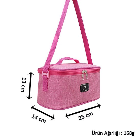 Saban Pembe, 4 Litre Termal Beslenme Çantası - Resim 4