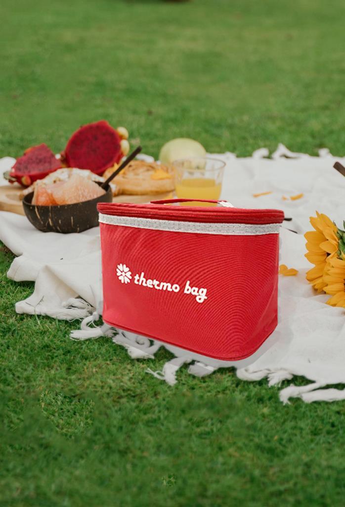 4 Litre - Kırmızı - Termal Çanta - Termo Çanta - Resim 1