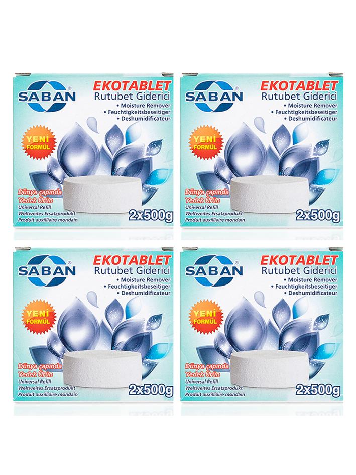 4 Adet 2x500Gr - KIRMIZI MEYVELER - Nem Alıcı Rutubet Giderici Yedek Tablet - Resim 2