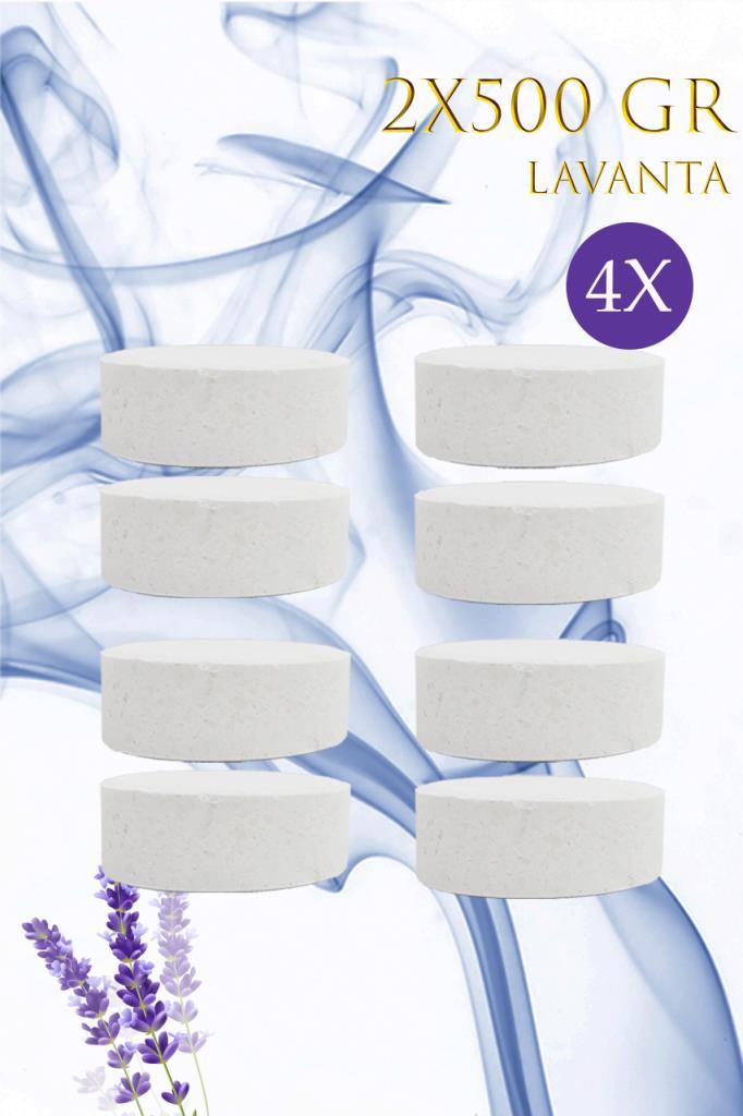 4 Adet 2x500Gr - LAVANTA - Nem Alıcı Rutubet Giderici Yedek Tablet - Resim 1