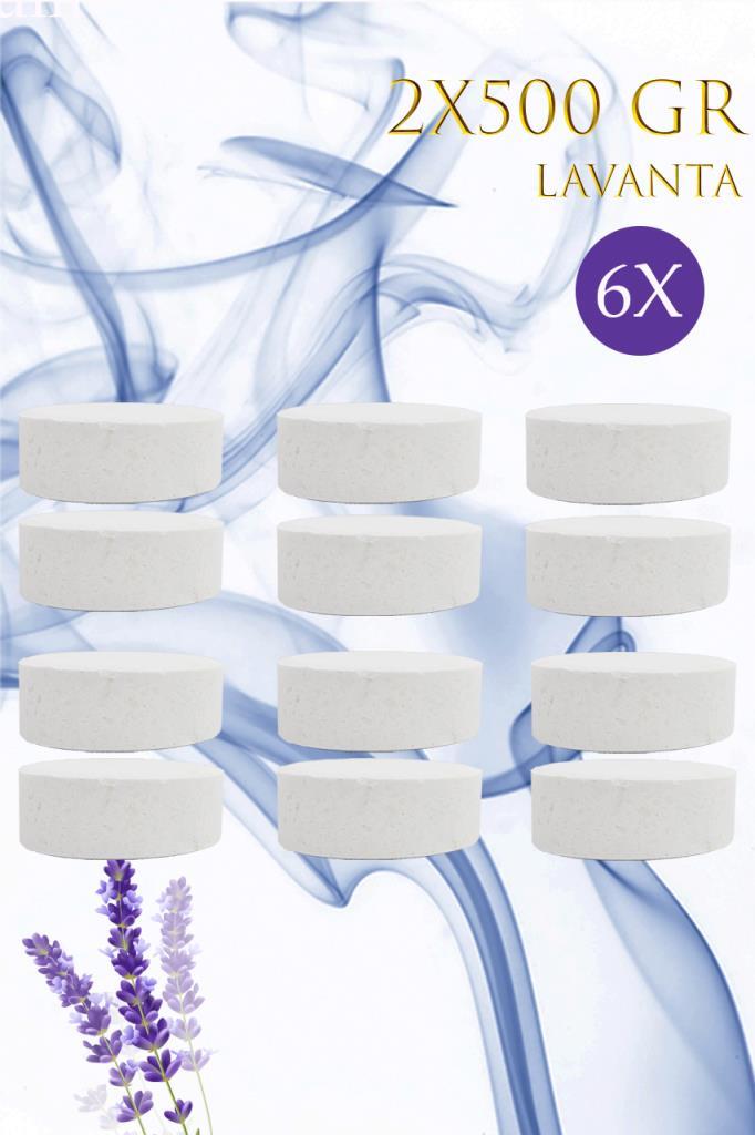 6 Adet 2x500GR - LAVANTA - Nem Alıcı Rutubet Giderici Yedek Tablet - Resim 1