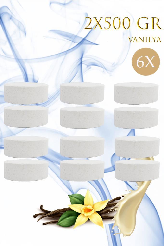 6 Adet 2x500GR - VANİLYA - Nem Alıcı Rutubet Giderici Yedek Tablet - Resim 1