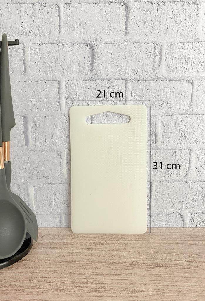 Kesme Tahtası Plastik Beyaz 21x31 Cm - Resim 1