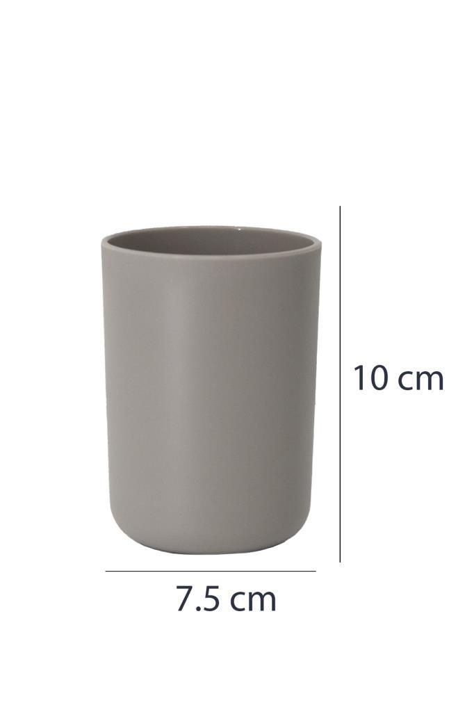 4'lü Bej, Banyo Aksesuar Seti, Çöp Kovası Seti - Brazil Model - Resim 3