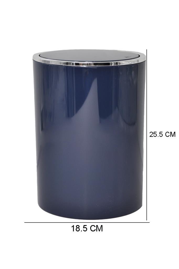 Lacivert, Çöp Kovası 5 Litre - İnca Model - Resim 1
